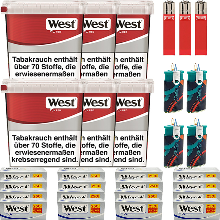 West zum Vorzugspreis ✔️Jetzt Sparpakete in der Tabak Welt