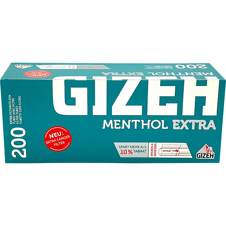 Gizeh Menthol Filterhülsen Ext ✔️ in deiner Tabak Welt
