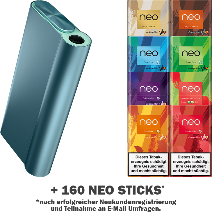 Glo Hyper X2 Air für 6,80 € kaufen + 160 Gratis Neo sticks