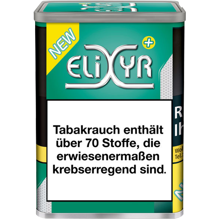 ELIXYR Plus [Green] Tabak (6 x 115g) + Gizeh Menthol Hülsen