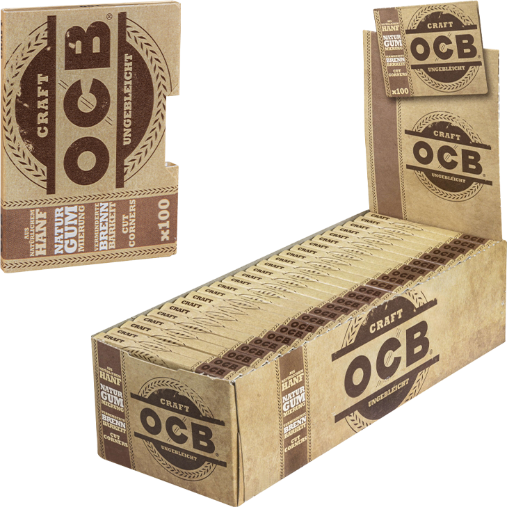 OCB Craft Ungebleicht 25 x 100 ✔️ in deiner Tabak Welt