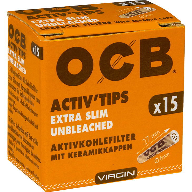 OCB Activ'Tips Extra Slim Unbl ✔️ in deiner Tabak Welt