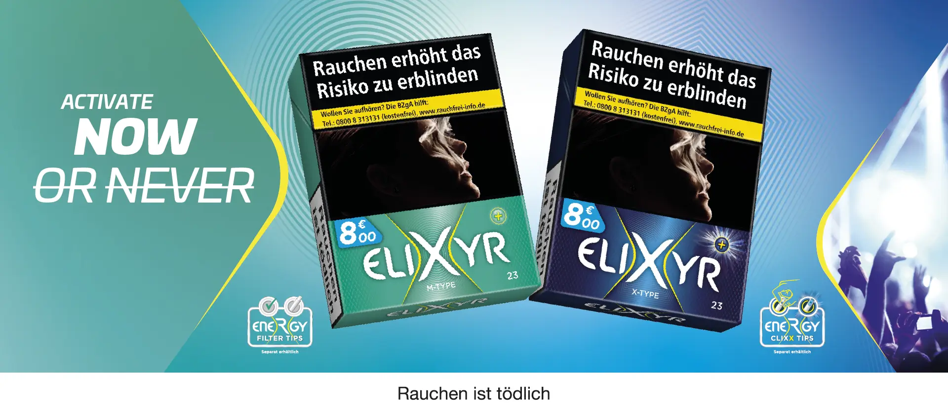 Elixyr Plus Zigaretten 8 x 25  ✔️ in deiner Tabak Welt