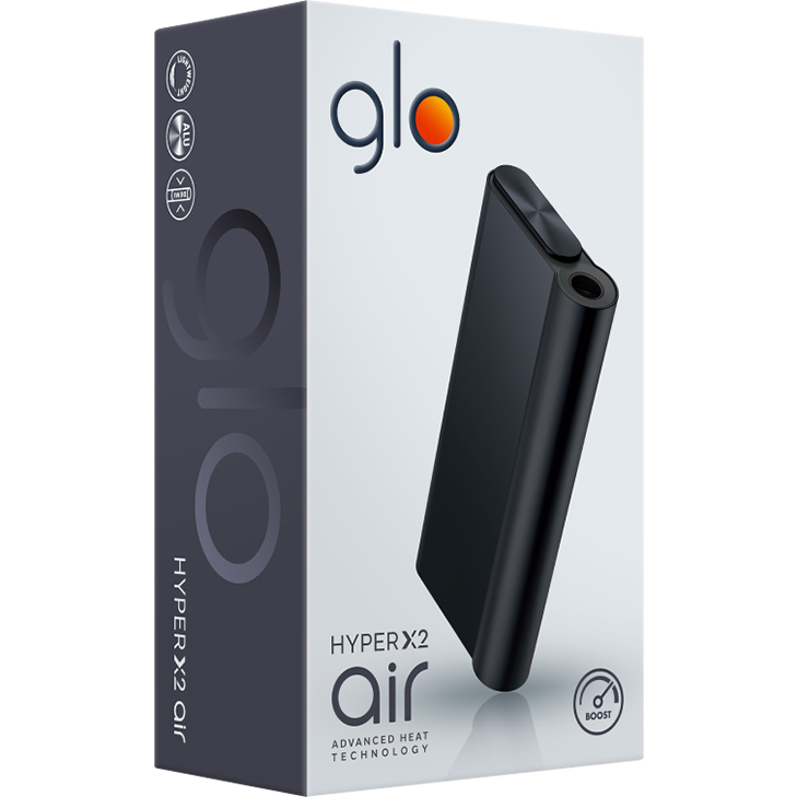 glo hyper x2 air Moonless Black nur 6,80€ ➕ gratis veo Sticks