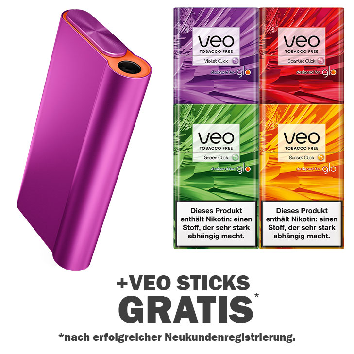 glo hyper x2 air Pink Velvet + gratis veo sticks kaufen » Tabakerthizer Shop