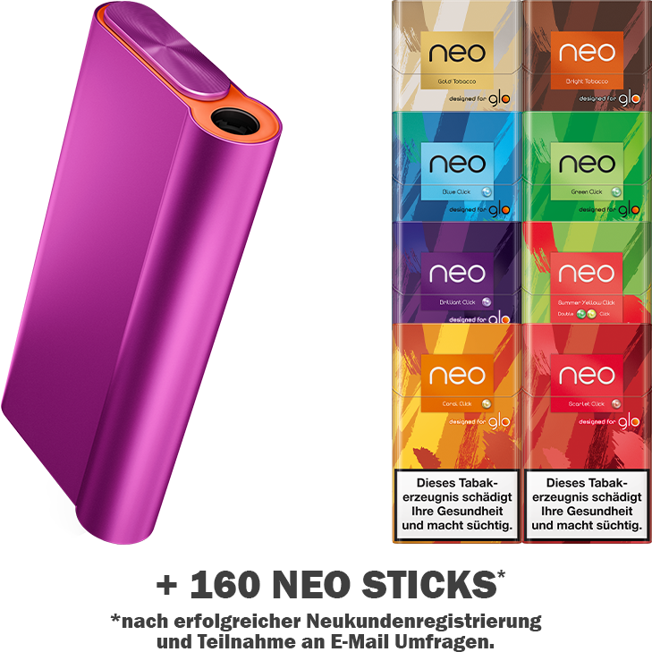 glo hyper x2 air Crisp Purple + gratis veo sticks kaufen