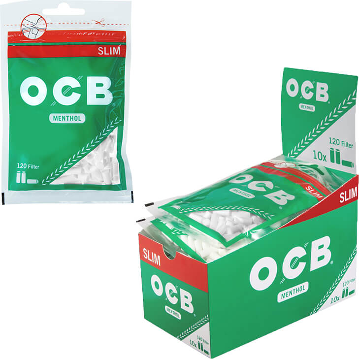 OCB Drehfilter Menthol 6 mm 10 ✔️ in deiner Tabak Welt