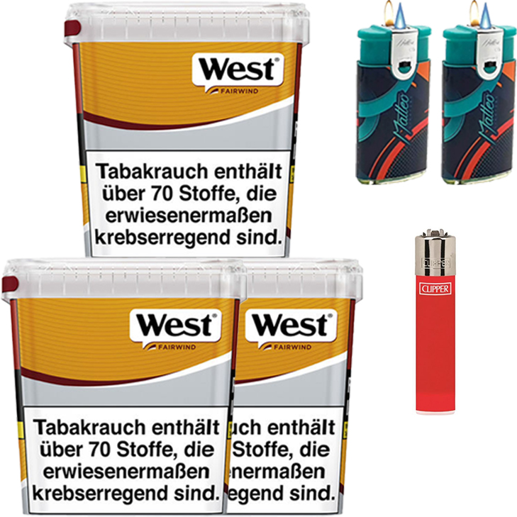 West Yellow zum Vorzugspreis ✔️Jetzt Sparpakete in der Tabak