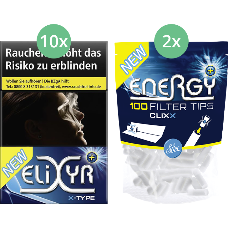 Elixyr Plus Zigaretten 10 x 20 ✔️ in deiner Tabak Welt