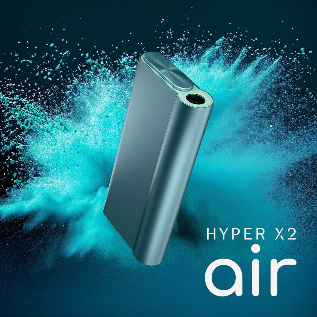 GLO hyper X2 Air Tabakerhitzer, Elektrischer Tabak Heater für