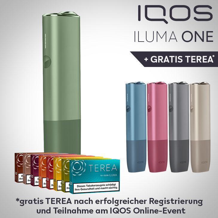 IQOS Iluma One Moss Green (grün) + gratis TEREA kaufen